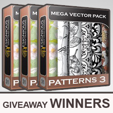 3 x Beautiful Seamless Patterns Vector Mega Pack 3