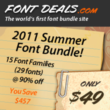 FontDeals.com Just Launched! The World’s First Font Bundle Site