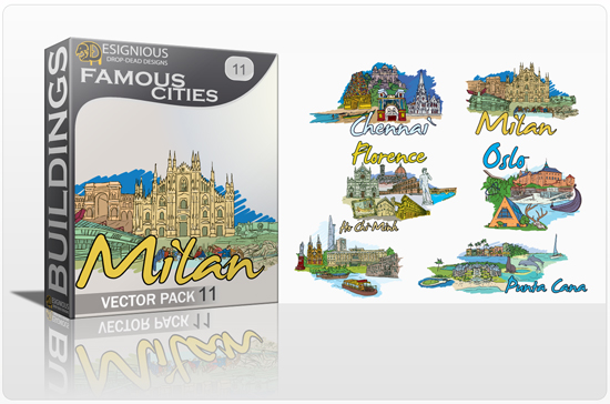 Famous Cities Vector Pack