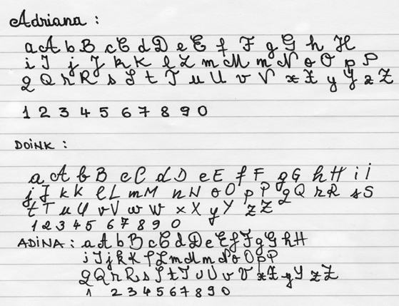 handwriting font 1 in Touch Creativity Fonts Handwritten Your  A  Designs of