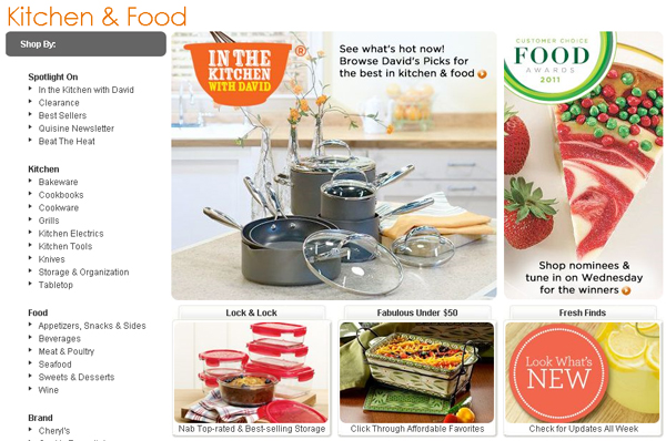 kitchen and food front page