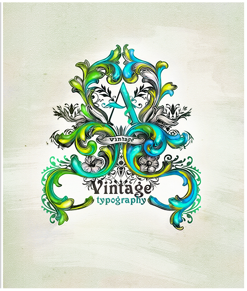 Vintage Typography Tutorial using Ornamental Styles