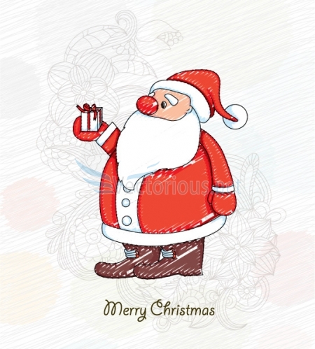 1740-doodles christmas greeting card