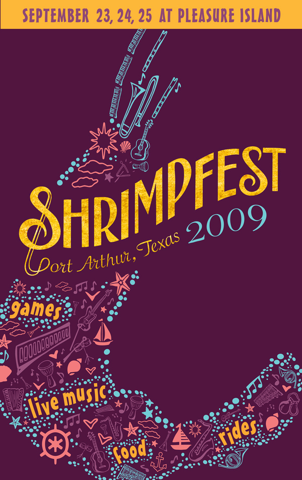 ShrimpFest Poster by Ashley Kozlosky