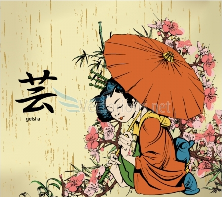 1037-geisha-with-floral