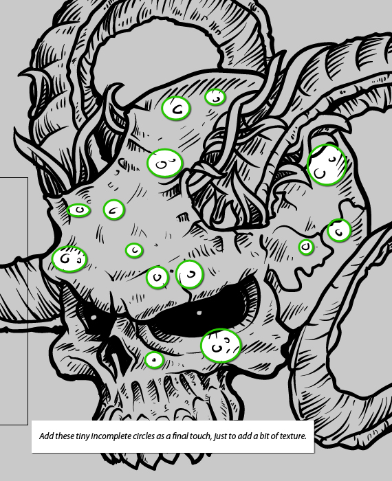 how to draw skull - stage21
