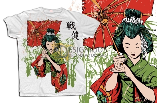 designious-free-geisha-tshirt