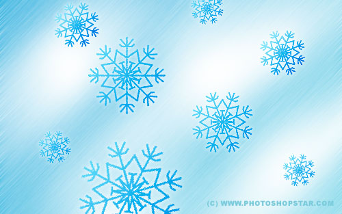 snowflake tutorial Photoshop