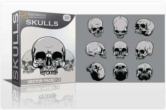 vector skulls designious 20