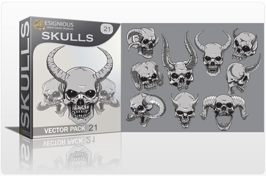 vector skulls designious 21