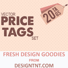 Vector Price Tags Set & Brush Spring Brunches Set!