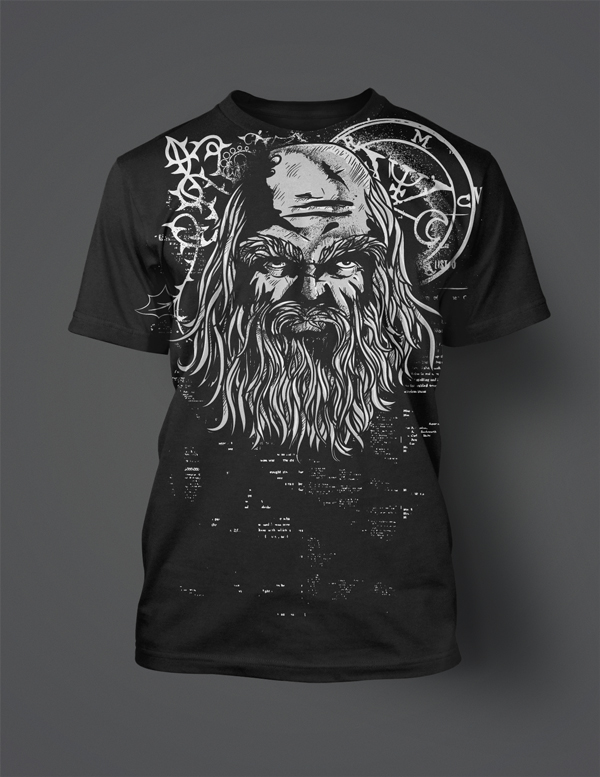 Download Weekly Freebie #4: Old Man Vector T-shirt Design - PIXEL77