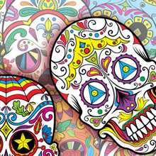 New Vector Resources from Designious.com! Sugar Skulls, Seamless Patterns, Floral Vector Packs + Freebie