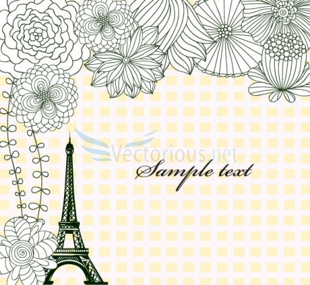 0666-eiffel-tower-with-floral