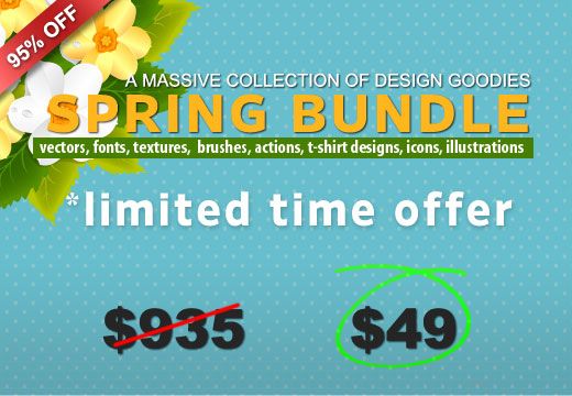 Spring Bundle discount Banner