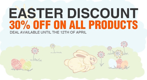 30% Easter Discount banner