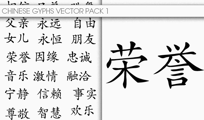 ancient chinese glyphs