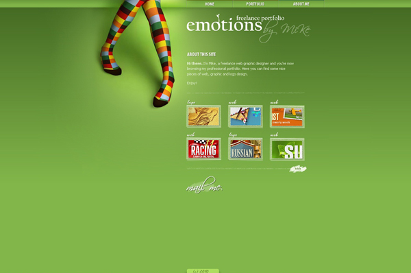examples of graphic design portfolio websites