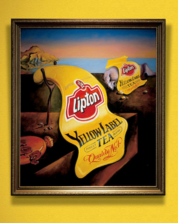 Famous Art Used In Advertising - Painting Ads Examples - 7