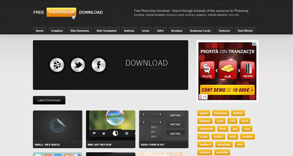 download free psd templates - free Download shop