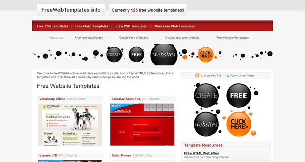 download free psd templates - free web templates
