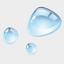 Free Vector of the Day #96: Water Droplets