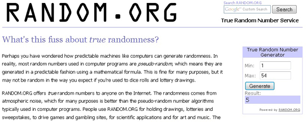 random .org