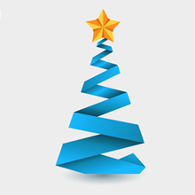 Free Vector of the Day #129: Origami Christmas Tree