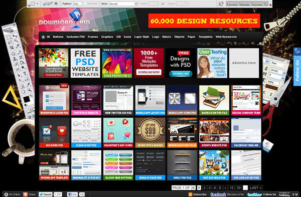 Websites-free-high-quality-PSD-resources-11