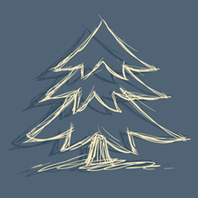 Free Vector of the Day #217: Doodle Christmas Tree