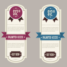 Free Vector of the Day #209: Retro Pricing Banners