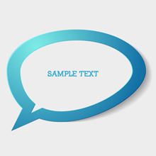 Free Vector of the Day #214: Simple Chat Bubble