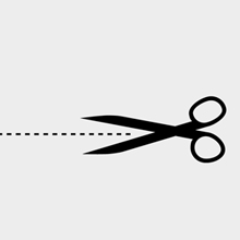 Free Vector of the Day #256: Scissors Cut Mark