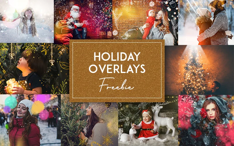 free holiday overlays