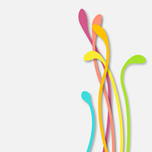 Free Vector of the Day #295: Colorful Tendrils