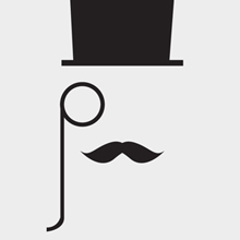 Free Vector of the Day #328: Gentlemen Mustache and Monocle - PIXEL77