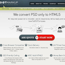 Convert Your PSD to HTML5 with Dotmarkup.com!