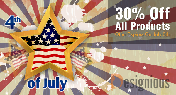 30% Independence Day Discount banner