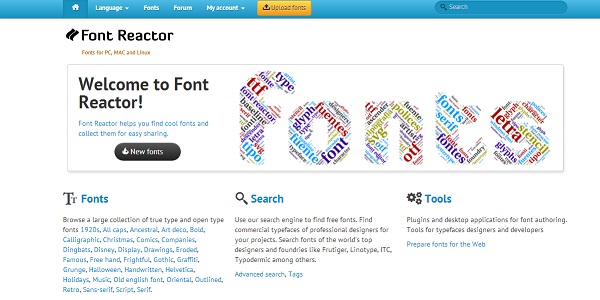 find a font website download free