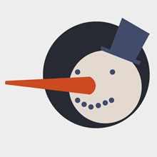 Free Vector of the Day #463: Snowman Head