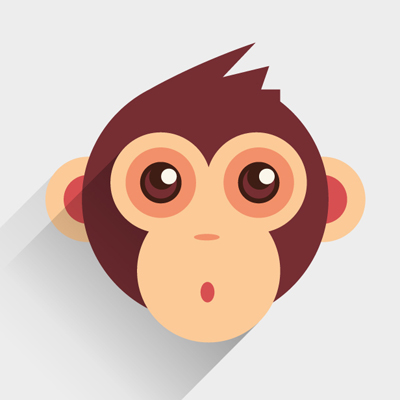 Free Vector of the Day #490: Baby Monkey