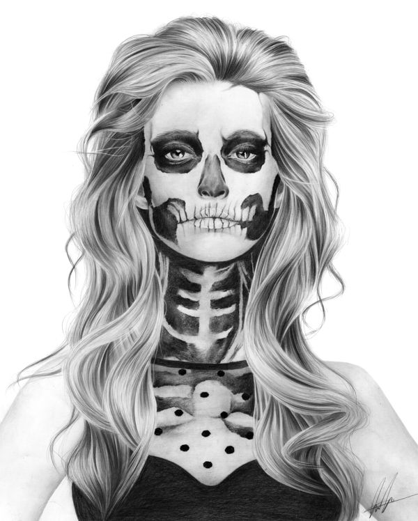 skull girl