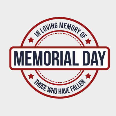 Free Vector of the Day #516: Memorial Day Badge