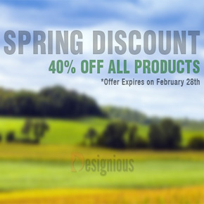 A Little Surprise for You: 40% off All Products on Designious.com