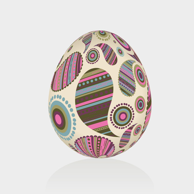 Free Vector of the Day #543: Ornate Easter Egg