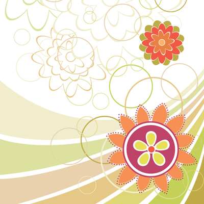 Free Vector of the Day #557: Floral Background