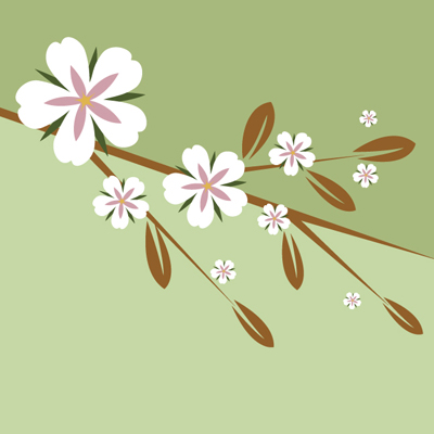 Free Vector of the Day #562: Minimal Spring Background