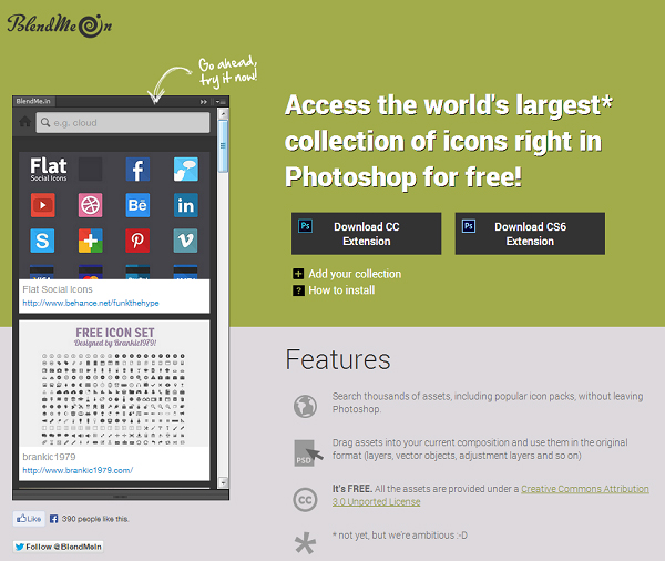 20 Free Photoshop Extensions for Designers