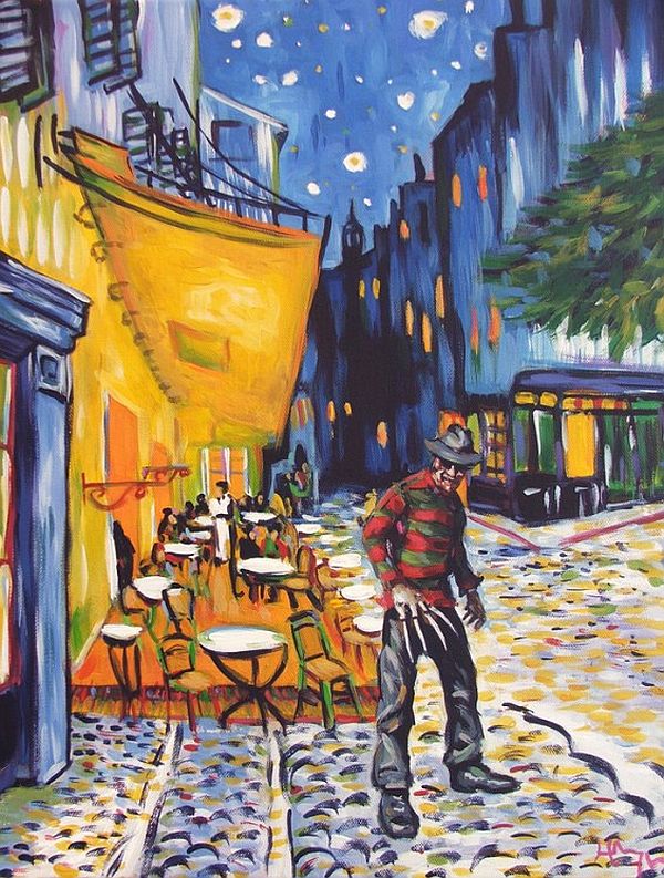 design inspiration - Van Gogh's Caffe Terrace at Night