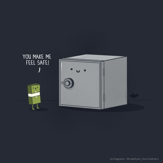 Witty-Illustrations-by-Nabhan-Abdullatif-Visual-Puns-with-Everyday-Objects-4